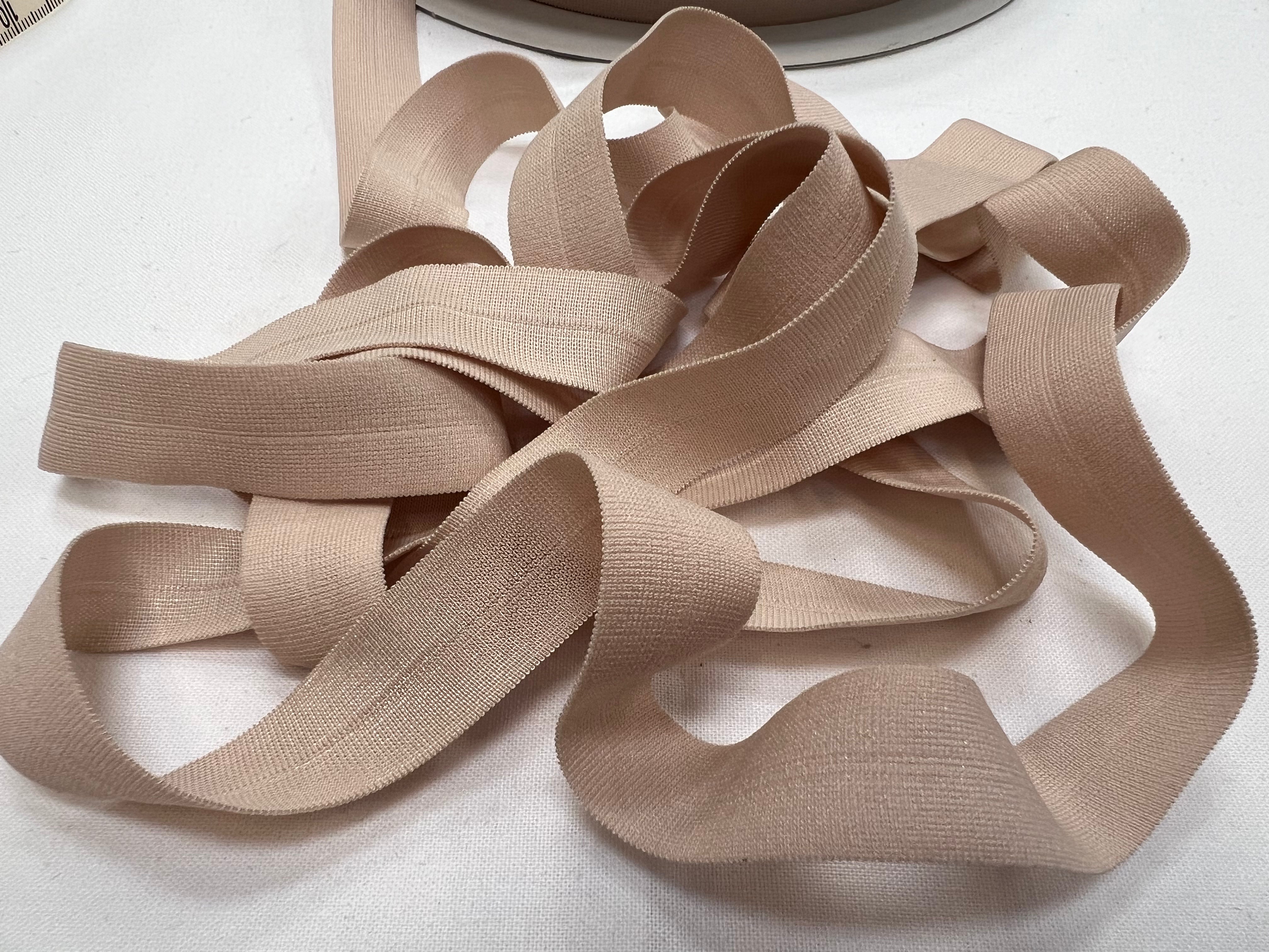 BIAIS PLAT ÉLASTIQUE LINGERIE BEIGE DUNE 18mm - My Little Coupon