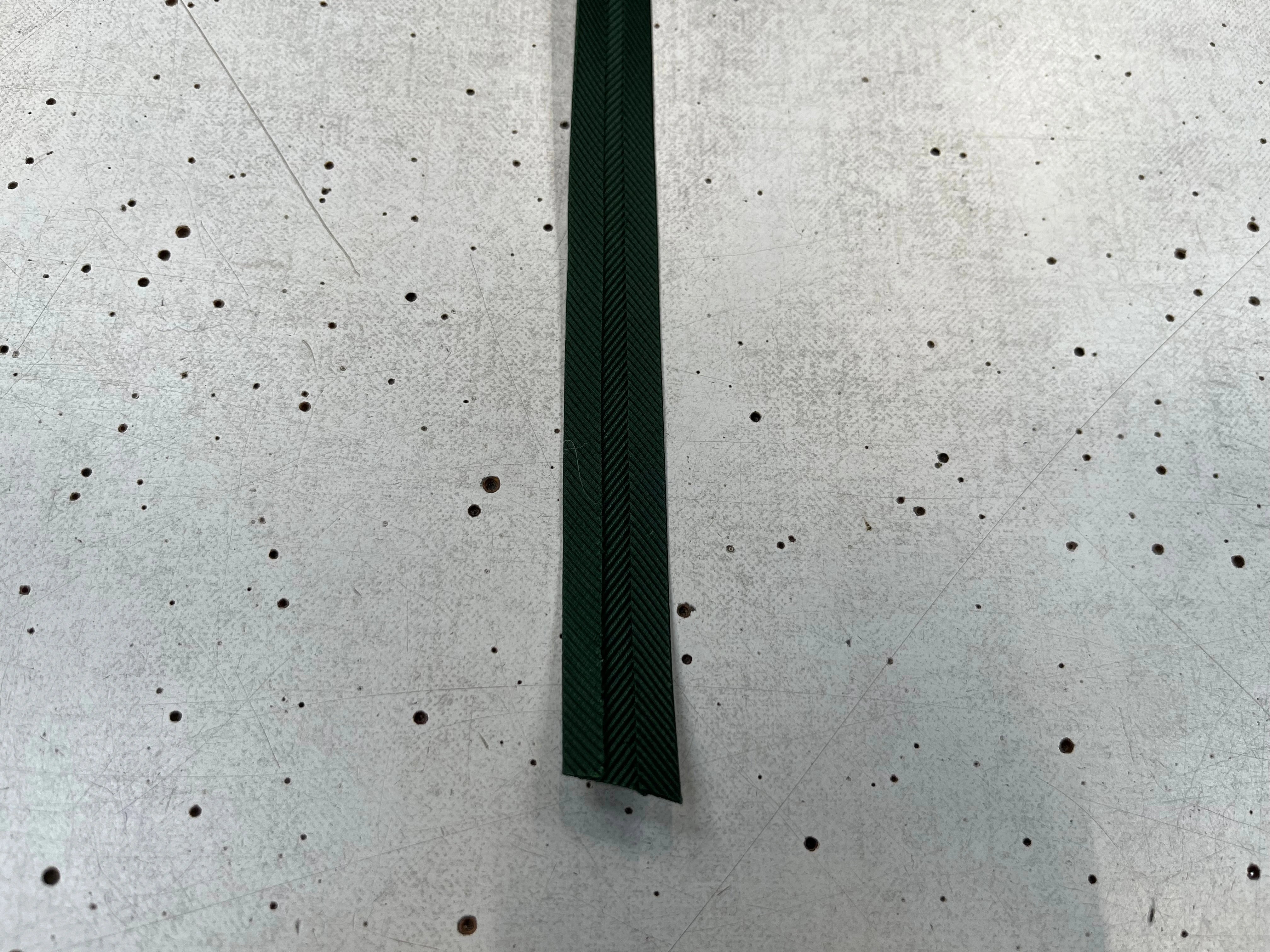 BIAIS VERT SAPIN EFFET DRILL 100% viscose 14mm - My Little Coupon