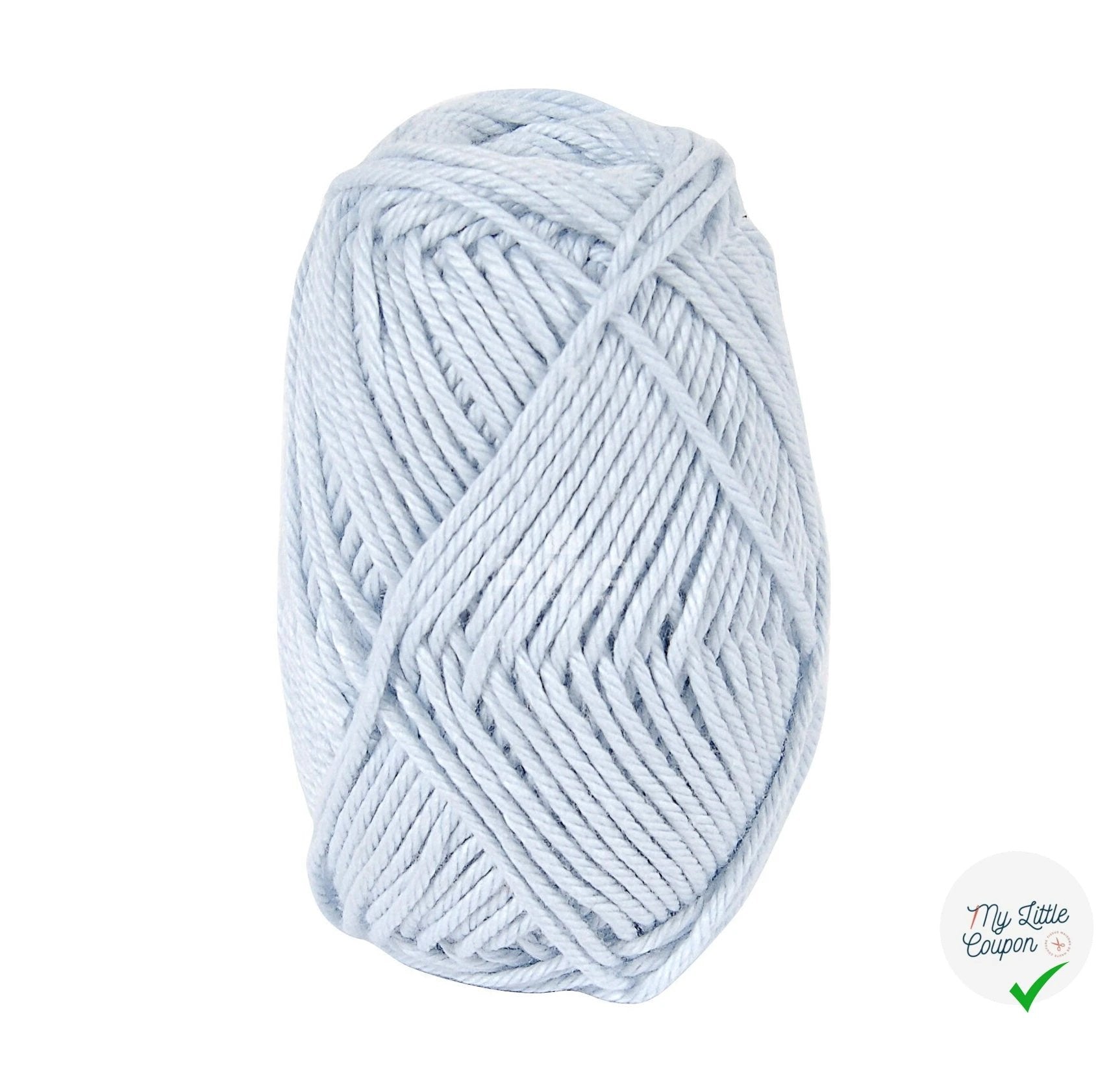 BOBINE DE HAPPY COTTON DMC 20 G BLEU GRIS - My Little Coupon