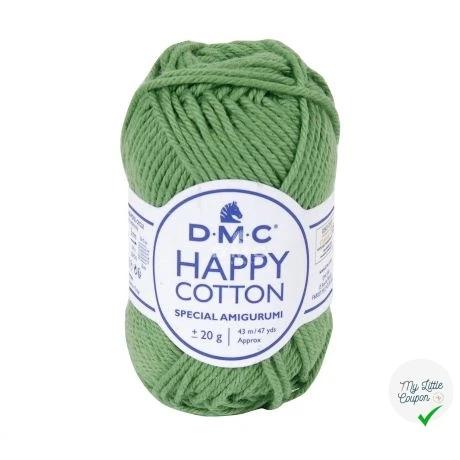 BOBINE DE HAPPY COTTON DMC 20 G VERT OLIVE - My Little Coupon