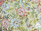 BORKEN CREPE TISSU IMPRIMÉ FLEURS JAUNE - My Little Coupon