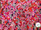 BORKEN CREPE TISSU IMPRIMÉ TACHES FUCHSIA - My Little Coupon