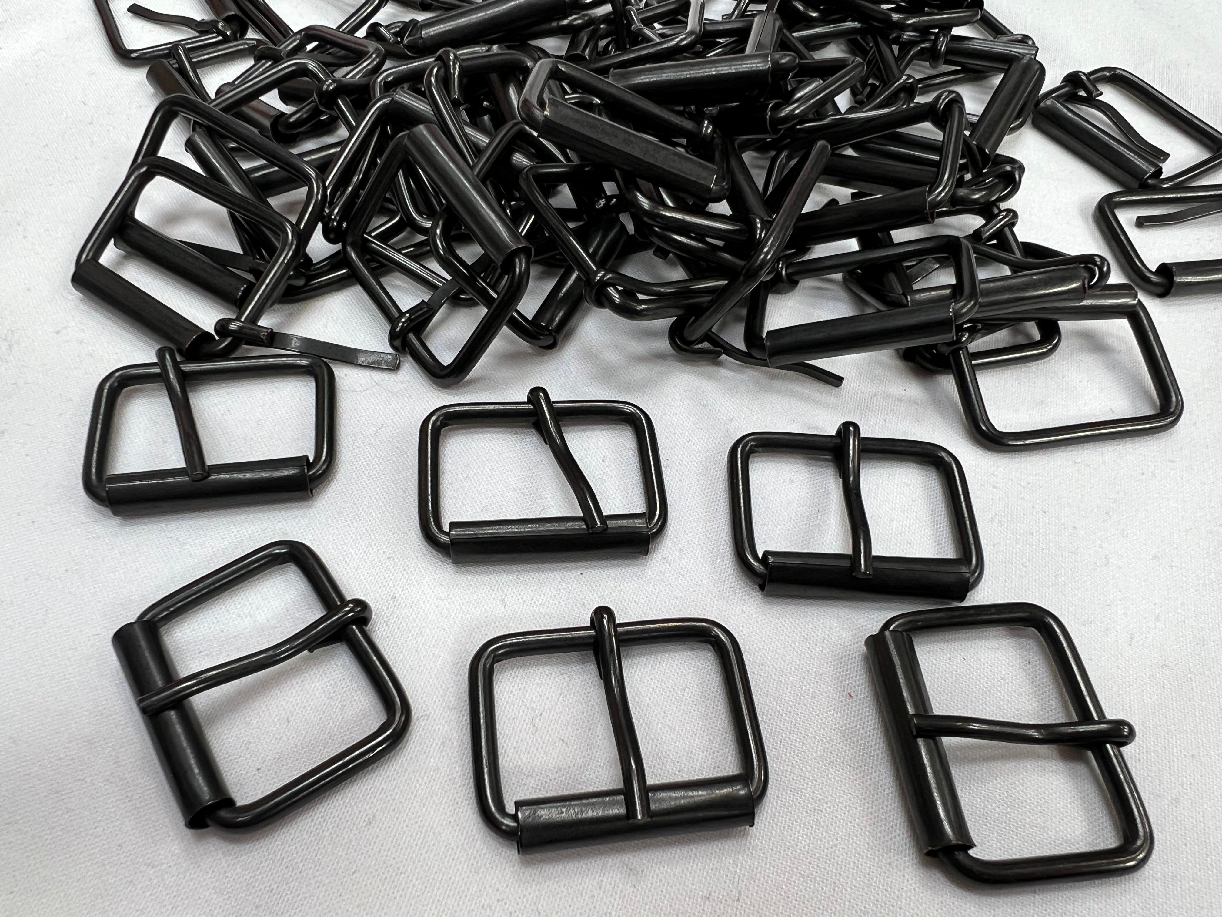BOUCLE CEINTURE MÉTAL ANTHRACITE 30mmX20mm - My Little Coupon