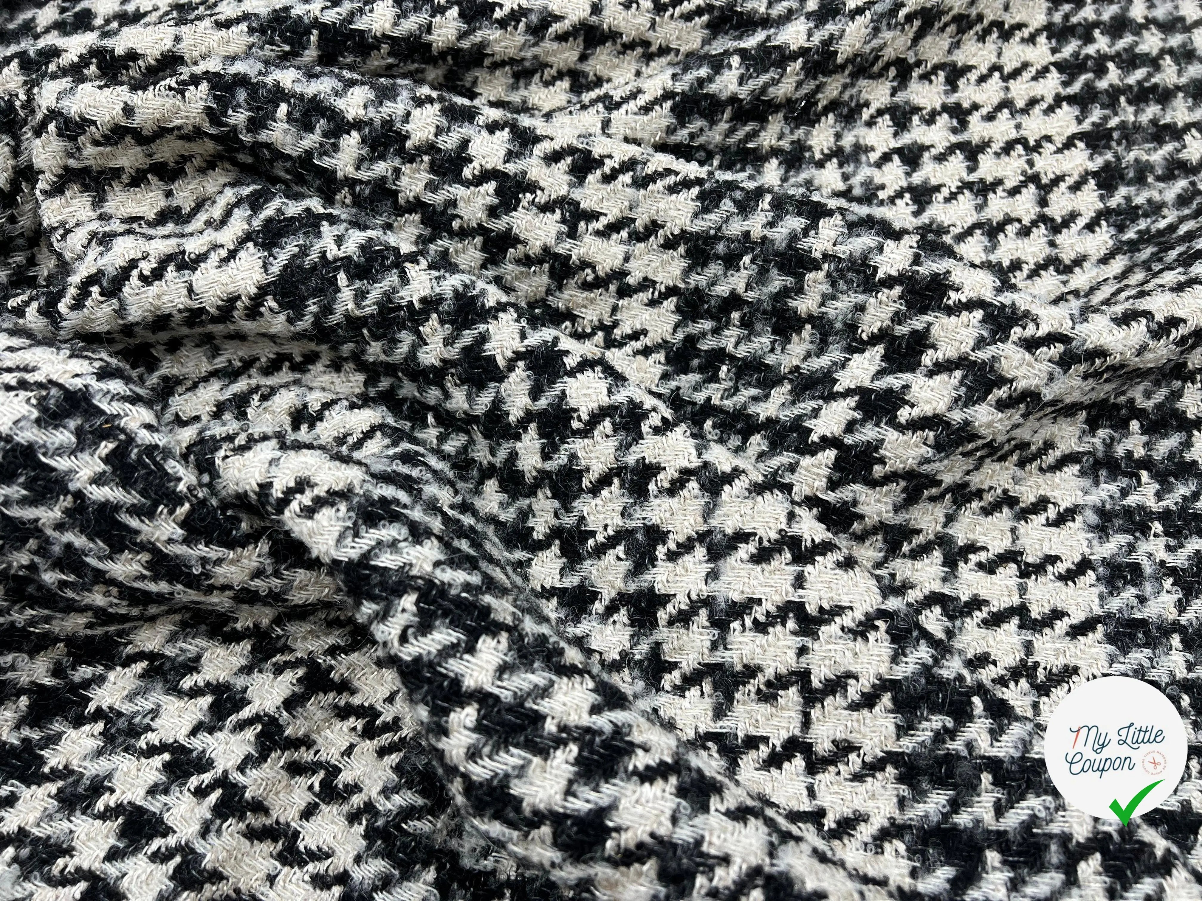BOUCLETTE PIED DE COQ ÉDITION ATELIER PIÈCE UNIQUE DÉFILÉ - My Little Coupon - tissu - coudre
