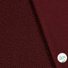 Bouclette stretch unie bordeaux