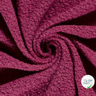 Bouclette stretch unie fuchsia