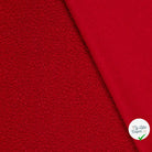 Bouclette stretch unie rouge