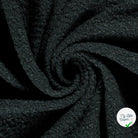 Bouclette stretch unie vert foncé