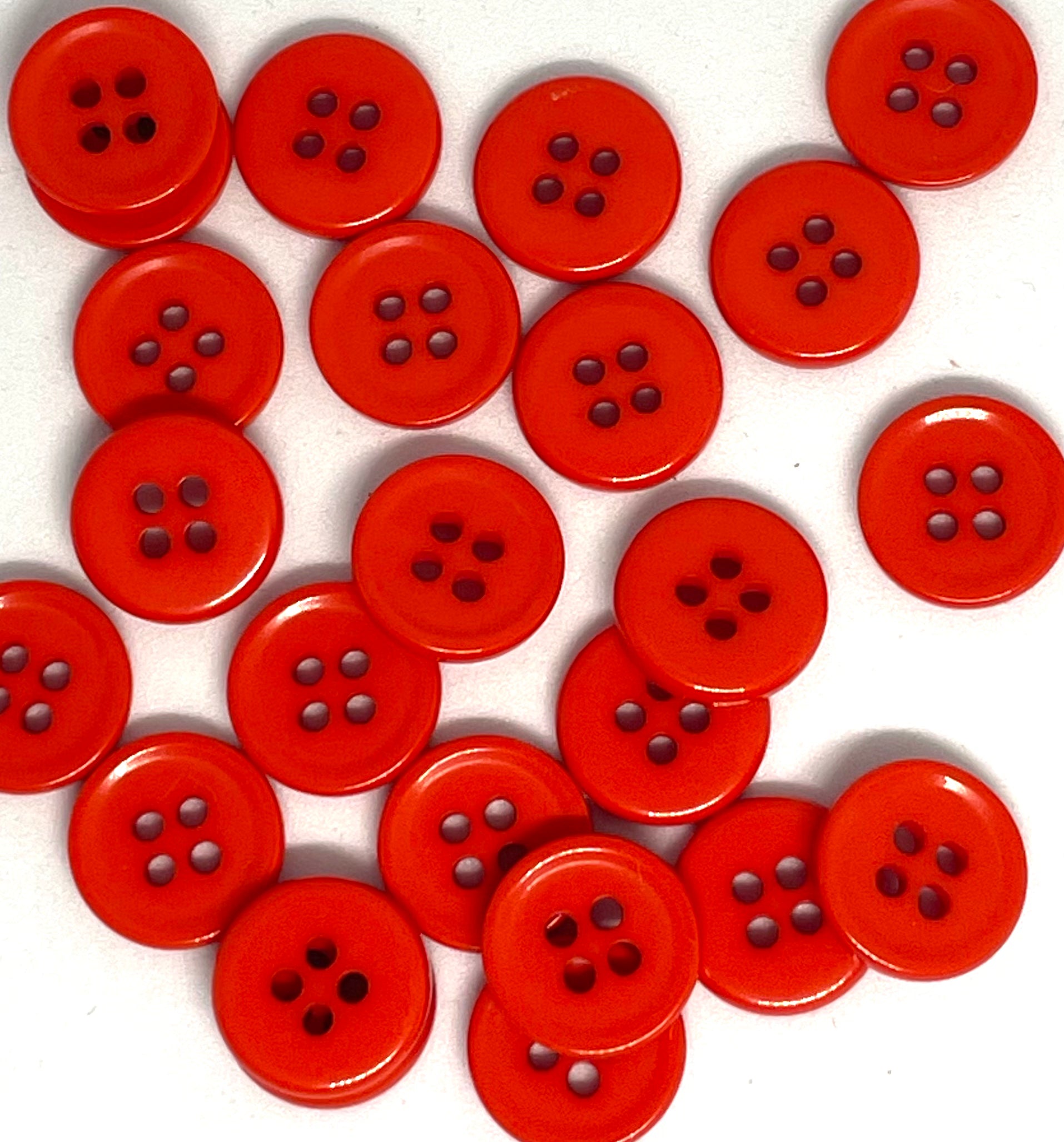 BOUTON A 4 TROU TRUE RED 11MM - LOT DE 2 - My Little Coupon
