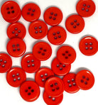 BOUTON A 4 TROU TRUE RED 11MM - LOT DE 2 - My Little Coupon