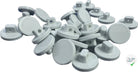 BOUTON À QUEUE GRIS BLEU 13MM - LOT DE 10 - My Little Coupon