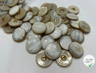 BOUTON BLANC NACRÉ (lot de 6) 22mm - My Little Coupon