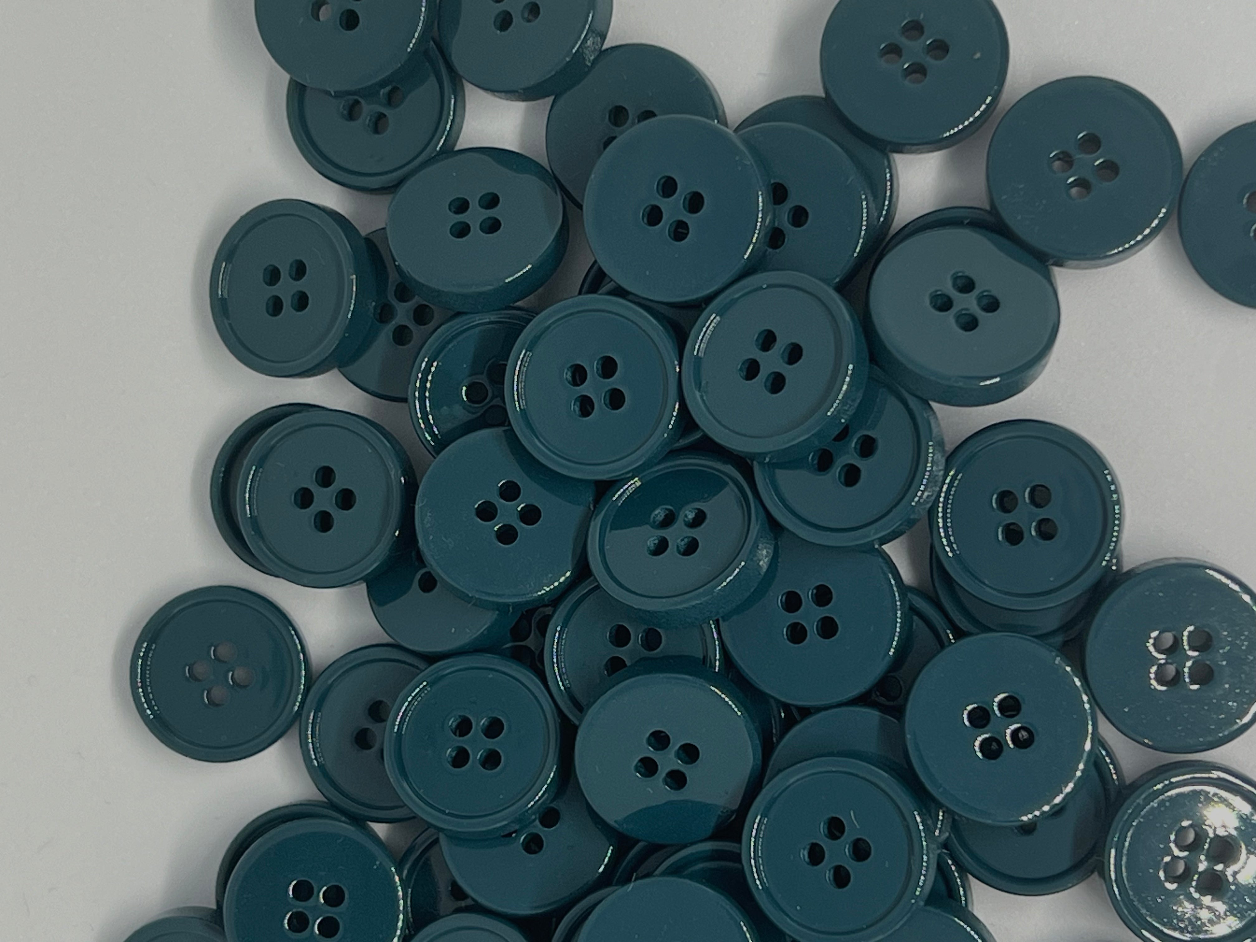 BOUTON BLEU CANARD 15mm  - lot de 2 - My Little Coupon