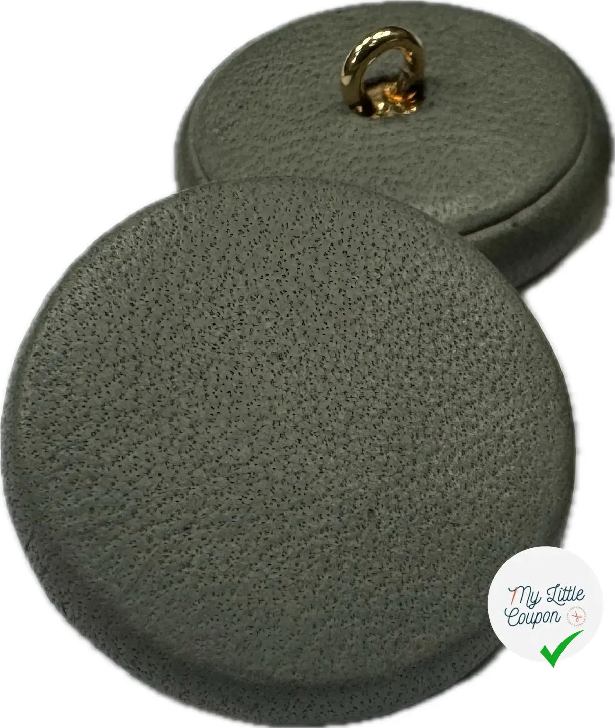 BOUTON CUIR A QUEUE (lot de 2) - My Little Coupon