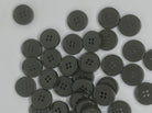 BOUTON GRIS FONCÉ 15mm - lot de 2 - My Little Coupon