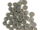 BOUTON GRIS KAKI MARBRÉ 20mm - lot de 2 - My Little Coupon