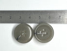 BOUTON GRIS KAKI MARBRÉ 20mm - lot de 2 - My Little Coupon