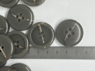BOUTON GRIS MARBRÉ 28mm  - lot de 2 - My Little Coupon
