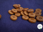 BOUTON MARRON CHIC 13 MM - LOT DE 10 - My Little Coupon