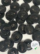 BOUTON MARRON MARBRE 23MM Lot de 2 - My Little Coupon