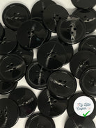 BOUTON NOIR VERNIS 20MM - LOT DE 2 - My Little Coupon