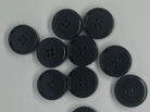 BOUTON NOIR VERNIS 22mm - lot de 2 - My Little Coupon