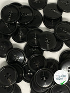 BOUTON NOIR VERNIS 23mm - lot de 2 - My Little Coupon