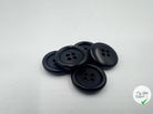 BOUTON POLYESTER 15MM NOIR - My Little Coupon - tissu - coudre
