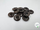 BOUTON POLYESTER 15MM TABACCO - My Little Coupon - tissu - coudre