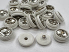 BOUTON PRESSION RECOUVERT À COUDRE BLANC (LOT DE 6) - My Little Coupon
