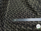 BROCART ARGENTÉ MOTIFS GÉOMETRIQUES - My Little Coupon