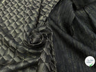 BROCART ARGENTÉ MOTIFS GÉOMETRIQUES - My Little Coupon