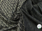 BROCART ARGENTÉ MOTIFS GÉOMETRIQUES - My Little Coupon