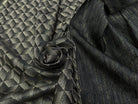 BROCART ARGENTÉ MOTIFS GÉOMETRIQUES - My Little Coupon