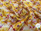 BRODERIE COTON BRODÉ DIGITAL FLOWER JAUNE - My Little Coupon