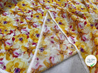 BRODERIE COTON BRODÉ DIGITAL FLOWER JAUNE - My Little Coupon