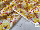 BRODERIE COTON BRODÉ DIGITAL FLOWER JAUNE - My Little Coupon