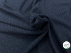 BRODERIE COTON VISCOSE FLEURS ROYALES ULTRA CHIC MARINE - My Little Coupon