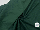 BRODERIE SUR POPELINE VERT ROSACES SUBLIMISSIMO - My Little Coupon - tissu - coudre