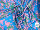 BUBBLE CREPE COLOR BLUE NUAGE DE ROSE MLC INTERN