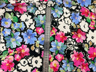 BUBBLE CREPE FLOWER BLUE & PINK SUMMER MLC INTERN