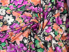 BUBBLE CREPE FLOWER ORANGE & PINK SUMMER MLC INTERN