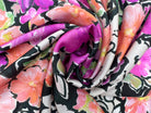 BUBBLE CREPE FLOWER ORANGE & PINK SUMMER MLC INTERN