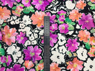BUBBLE CREPE FLOWER ORANGE & PINK SUMMER MLC INTERN