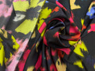 BUBBLE CRÊPE NOIR FLEURS ABSTRAITES MLC INTERN