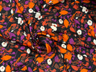 BUBBLE CRÊPE NOIR FLEURS D'AUTOMNE MLC INTERN