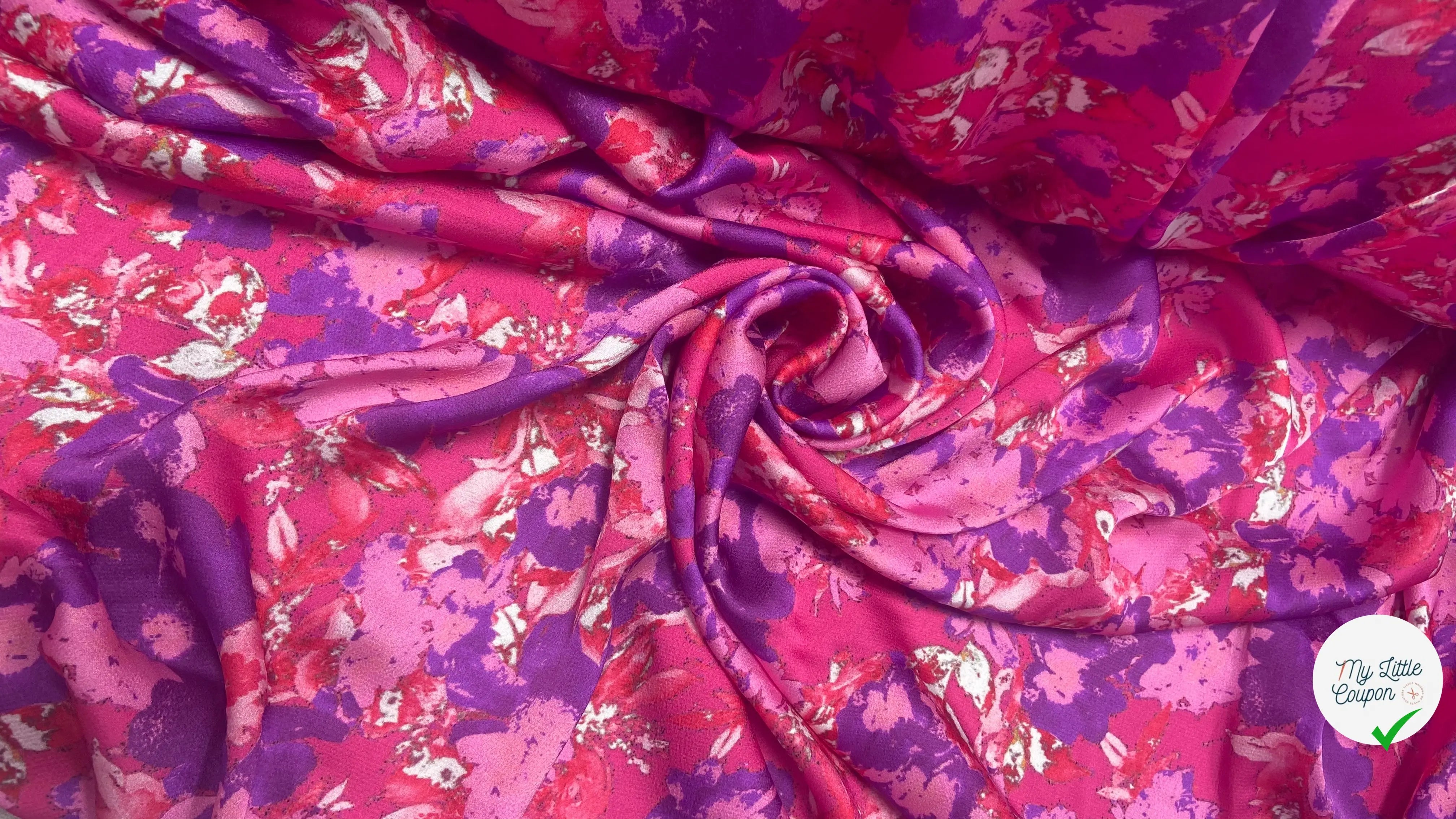 BUBBLE CREPE PINK & RED SUGAR - My Little Coupon