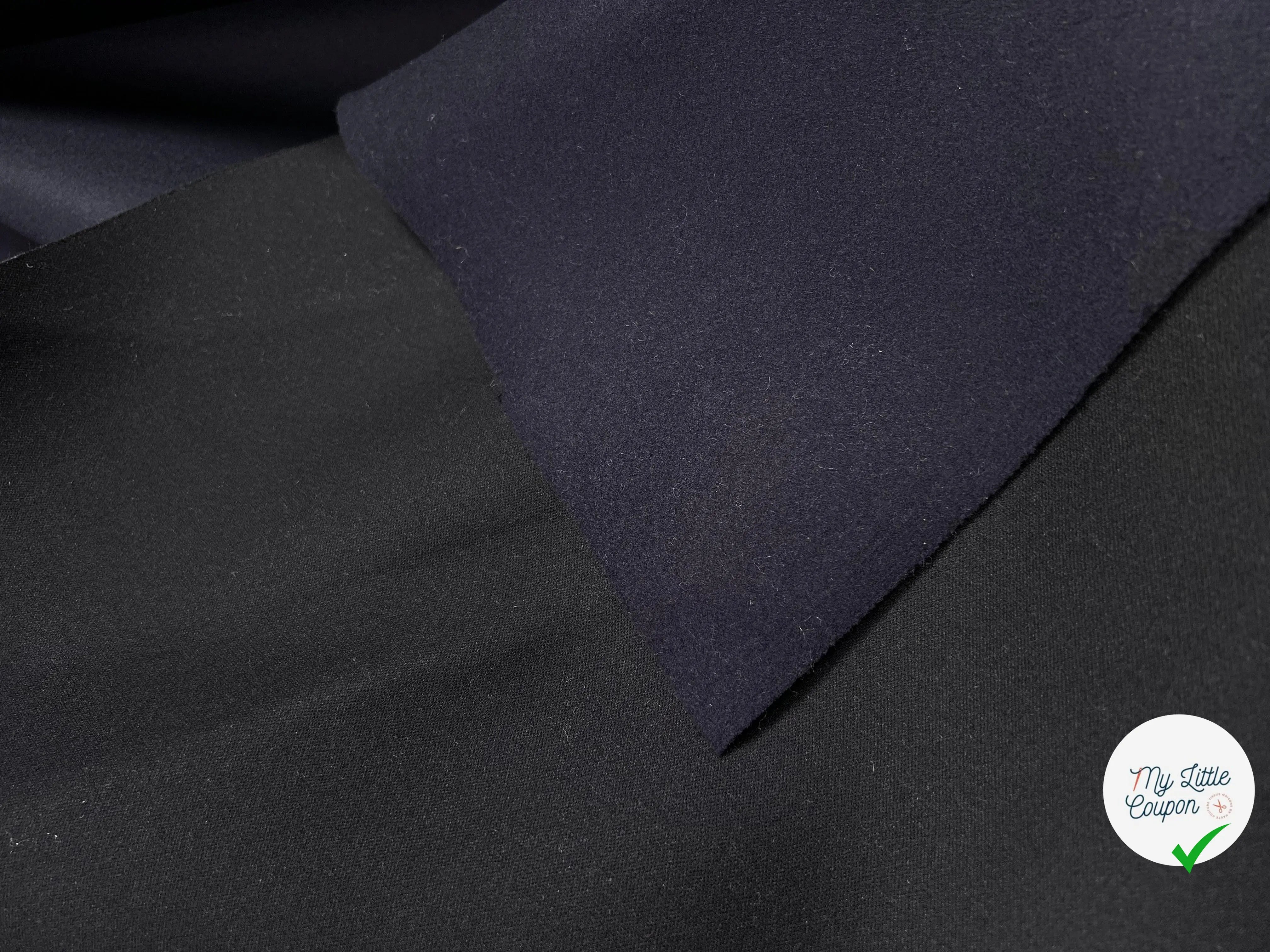 CABAN CONTRECOLLÉ ASPECT NEORPRENE BLACK - My Little Coupon - tissu - coudre