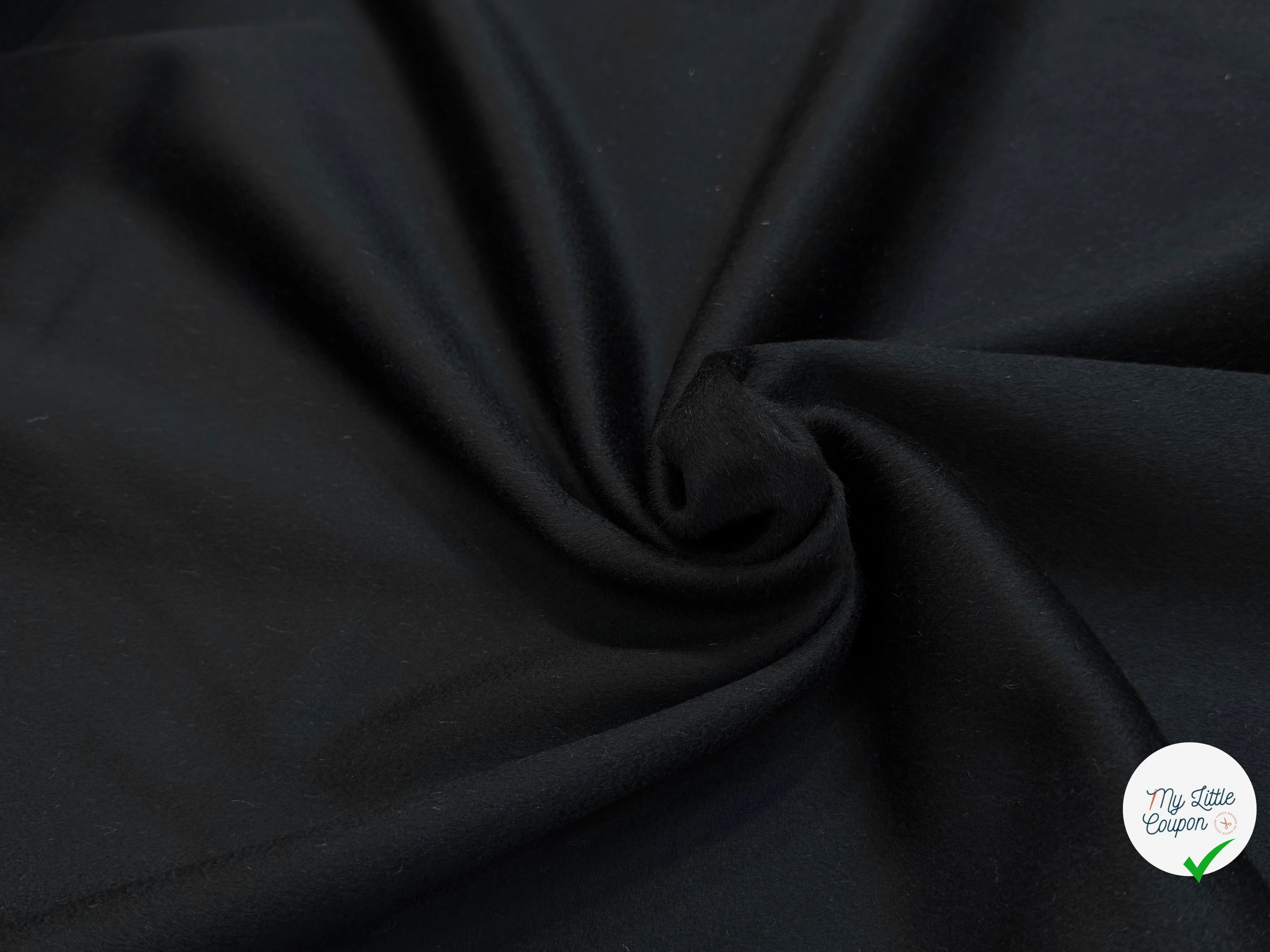 CABAN DE LAINE BEAU TOUCHER NOIR - My Little Coupon
