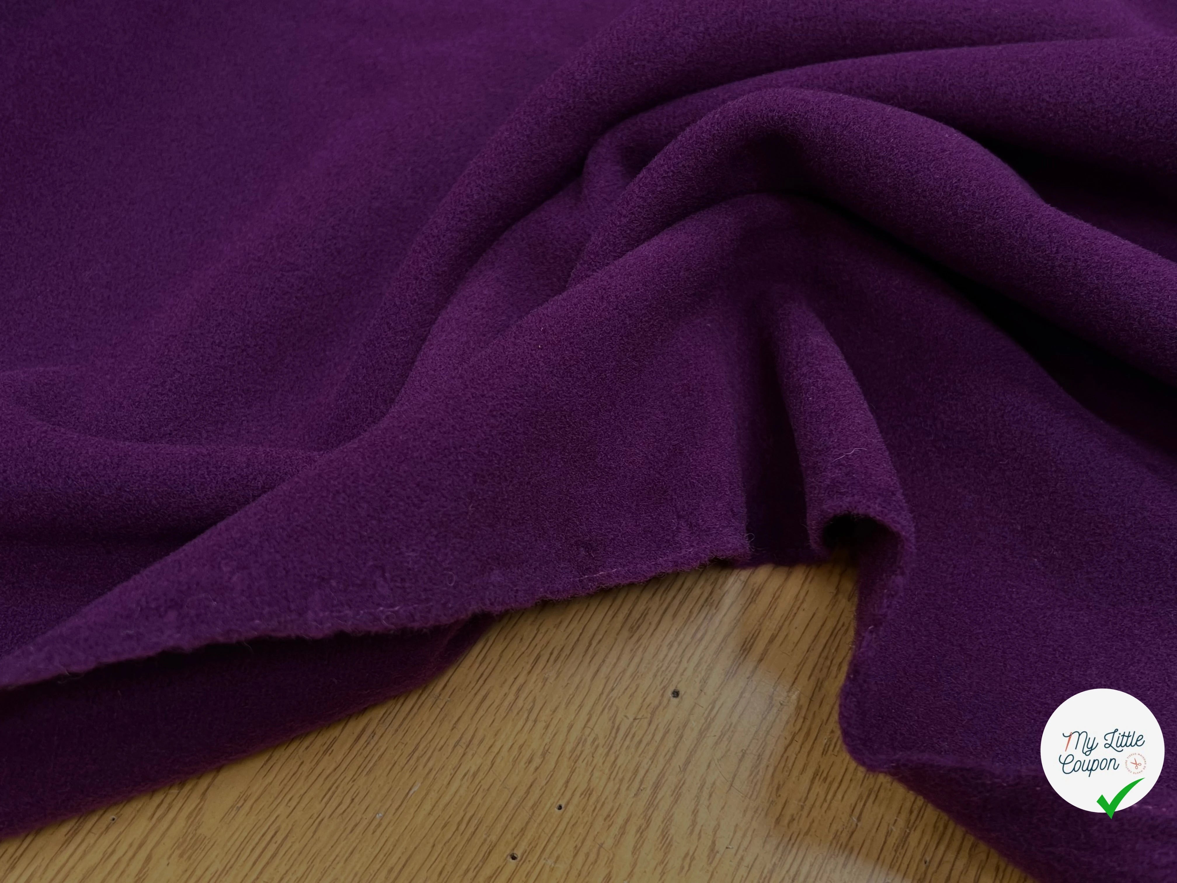 CABAN DE LAINE CHIC VIOLET 100% LAINE 150CM - My Little Coupon